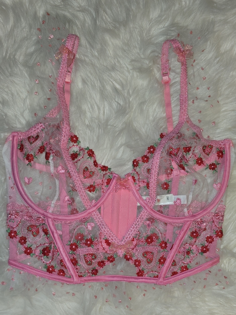 For Love and Lemons Whimsical Garden Bustier SIZE 38D